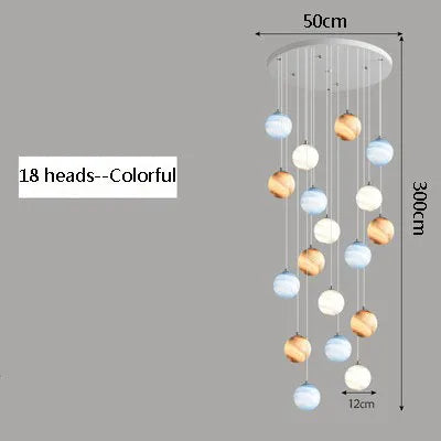 suspension moderne créative pour espace minimaliste élégant