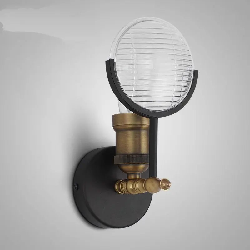 Applique murale LED en verre moderne