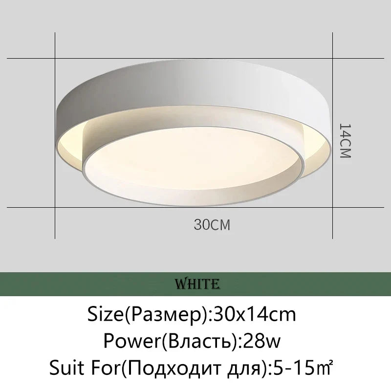 menvix moderne led à intensité variable rond carré luminaires intérieur