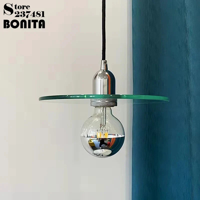 suspension moderne en verre pour éclairage créatif minimaliste