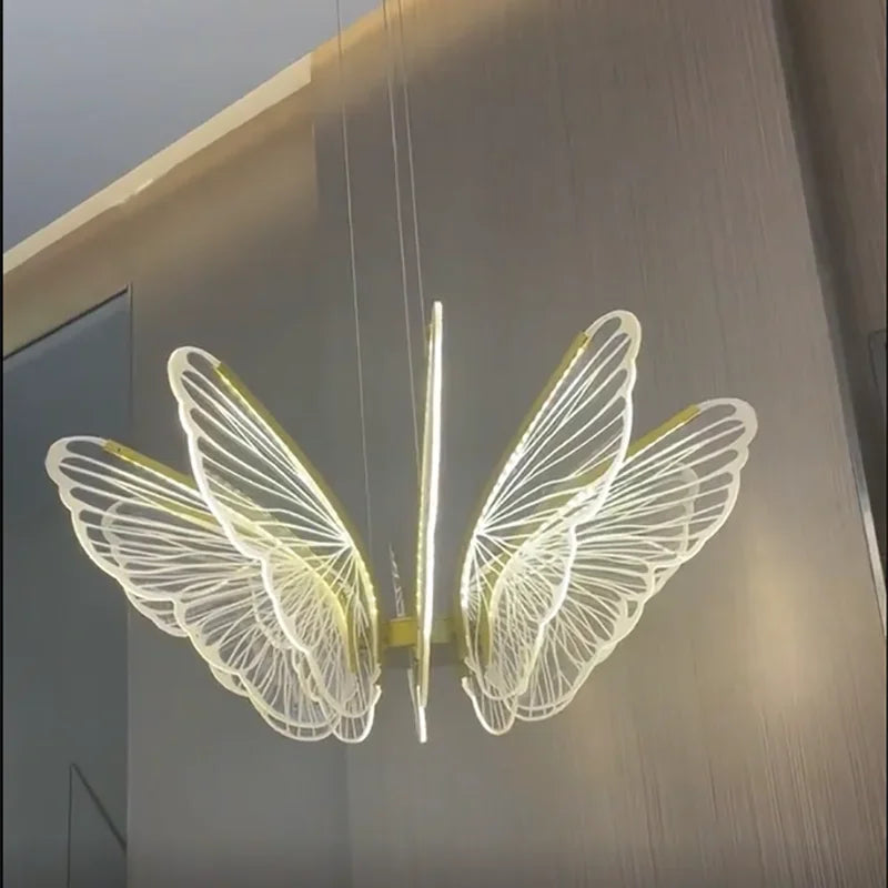 suspension papillon moderne pour décoration intérieure élégante