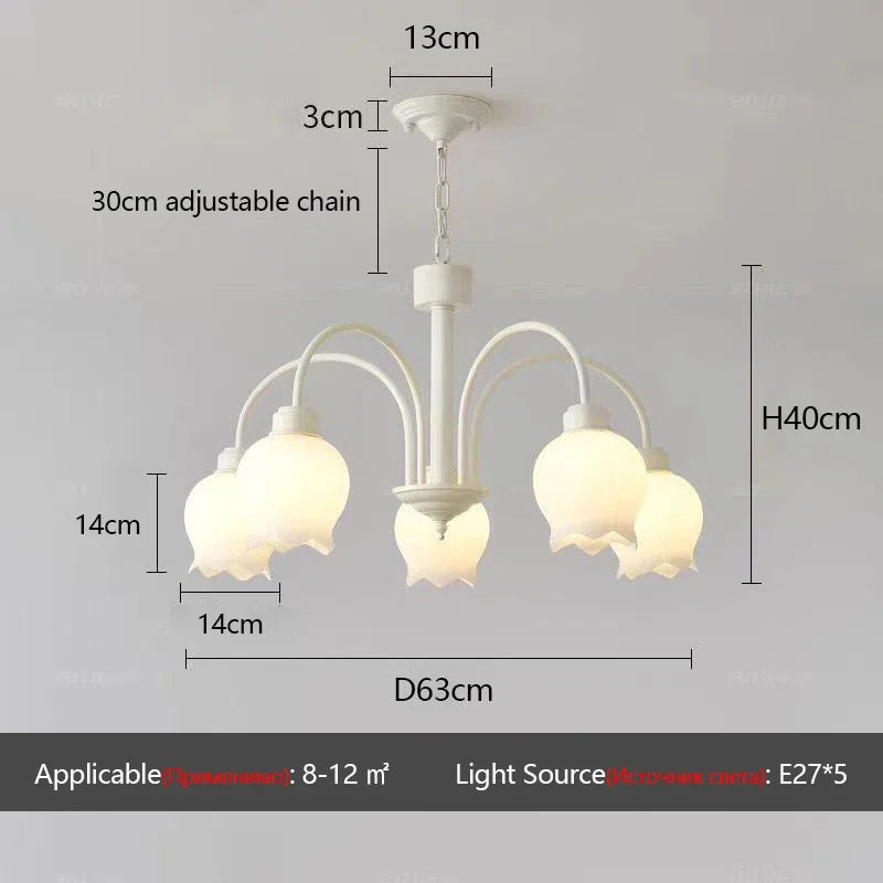 lustre design luxe à led avec orchidées persistantes modernes