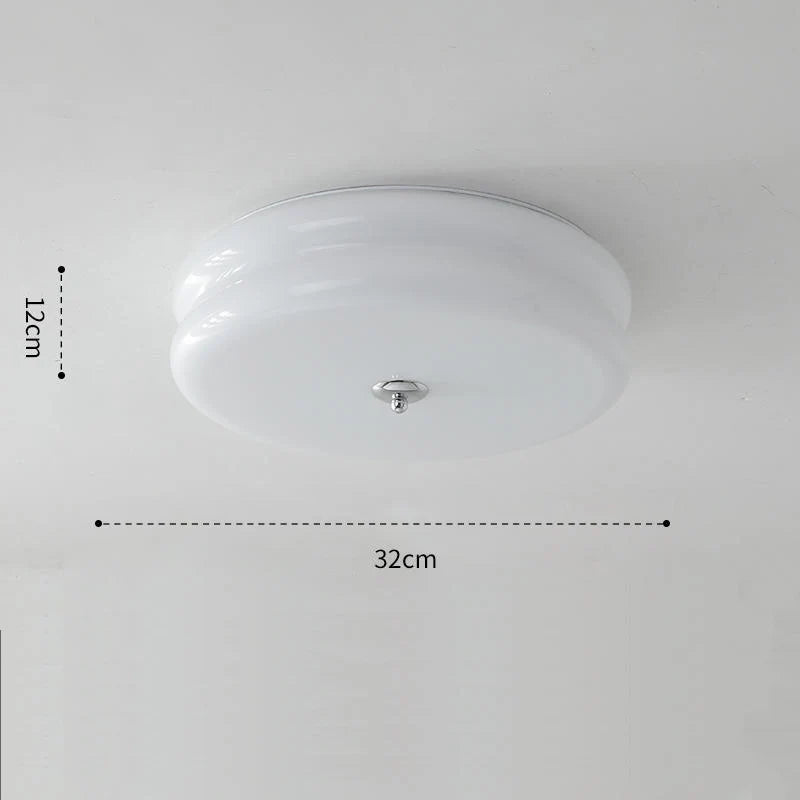 plafonnier rétro en verre pour un style nordique élégant