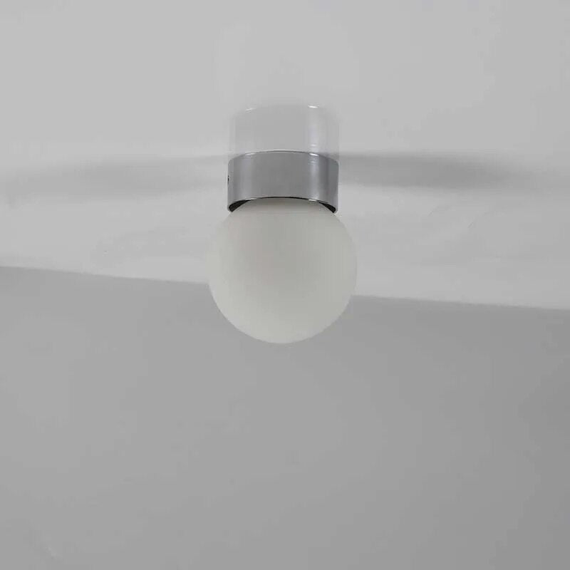 Plafonnier Led rond en forme de boule de verre