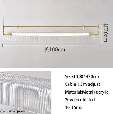 suspension rétro en verre pour décoration intérieure moderne