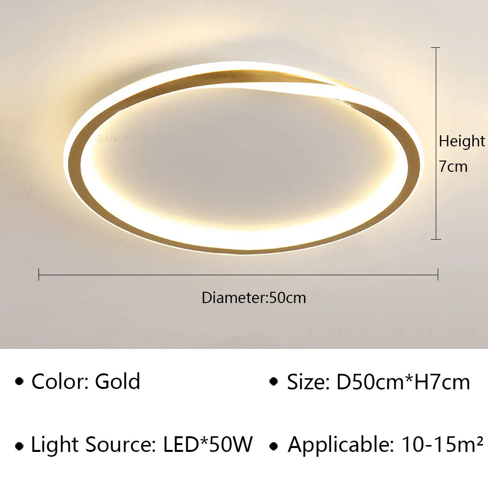 plafonnier led moderne pour décoration intérieure élégante et contemporaine