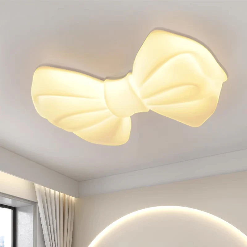 plafonnier moderne à noeud papillon led pour décoration intérieure
