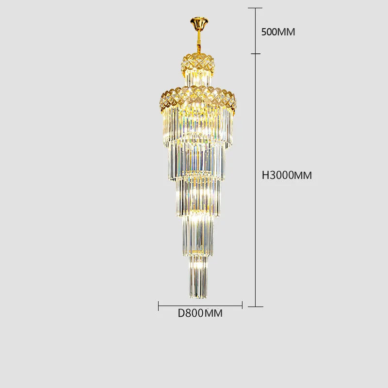 lustre design en cristal pour intérieur moderne et élégant