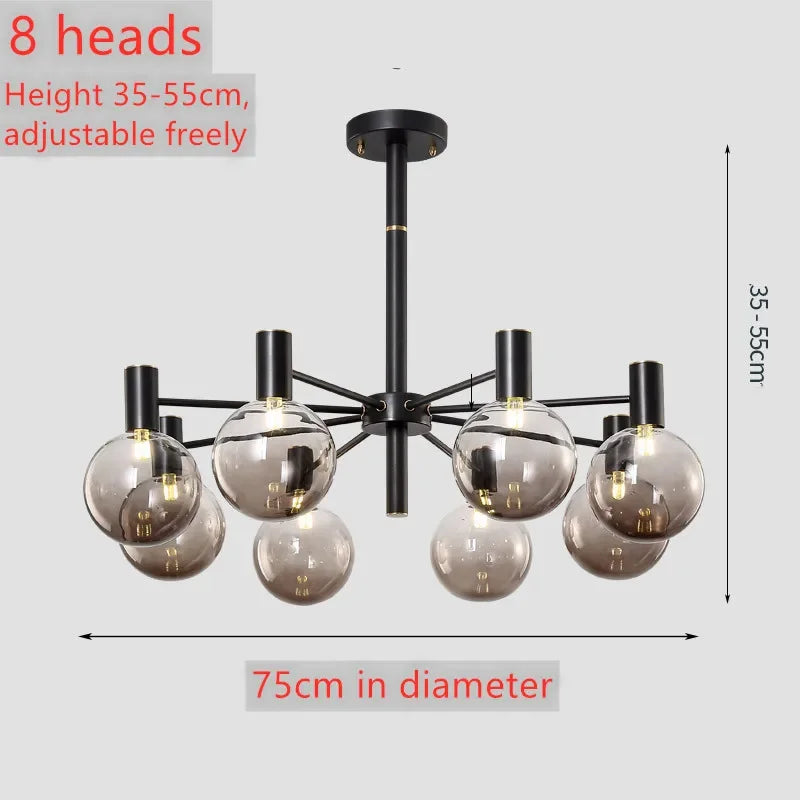 suspension led moderne vintage pour cuisine et salon