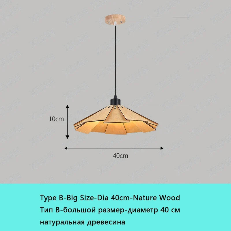 lampe suspendue led bois style wabi-sabi intérieur diy 2022