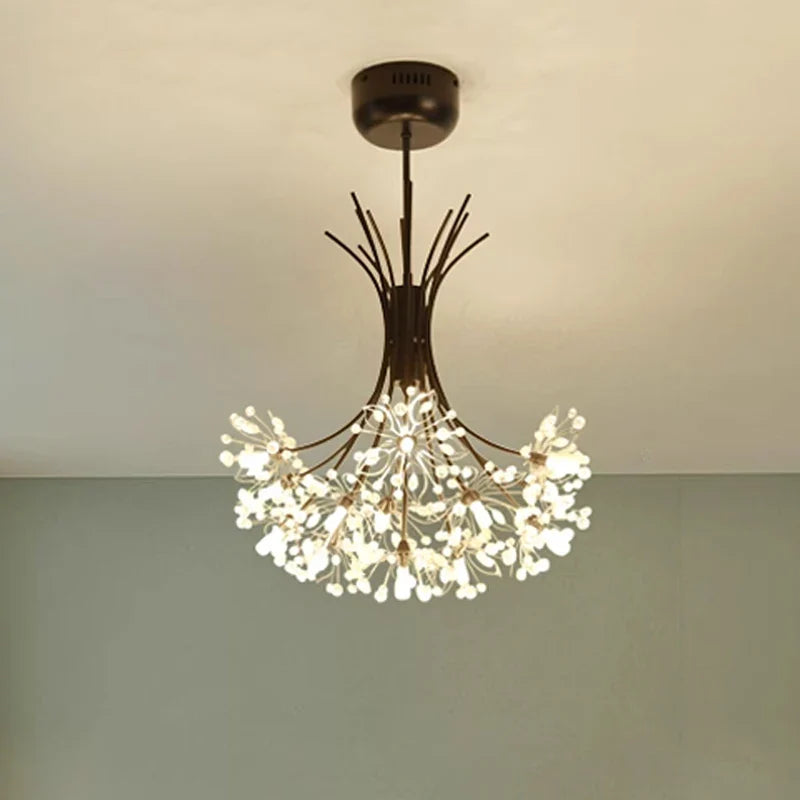 suspension décorative en forme de bouquet de cristal américain