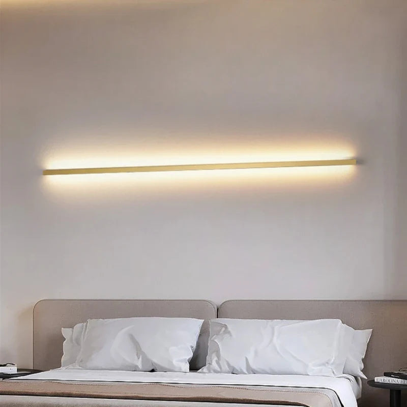applique murale led moderne avec interrupteur à intensité variable