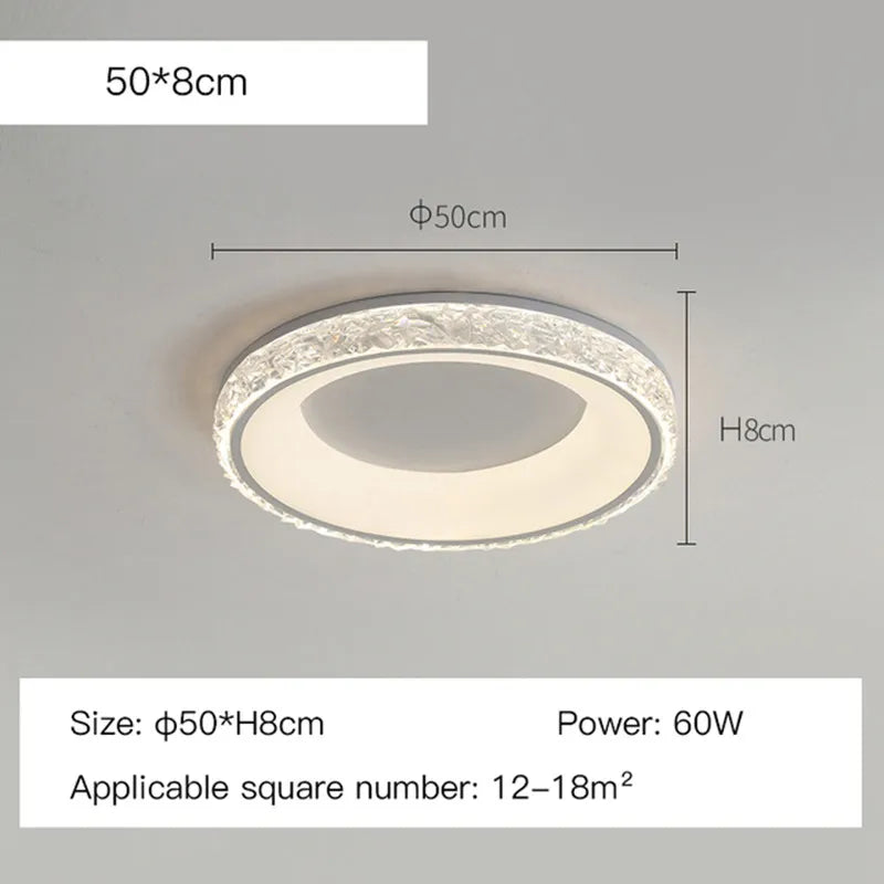 lustre led moderne avec télécommande pour intérieur élégant