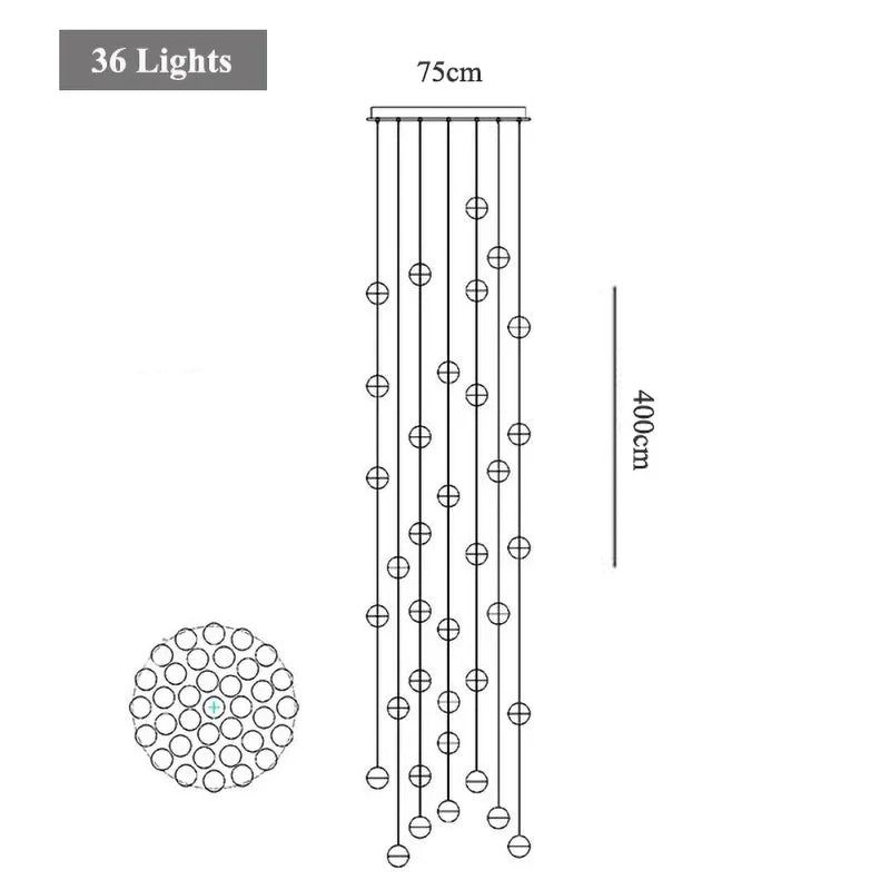 lustre en cristal moderne pour décoration intérieure suspendue