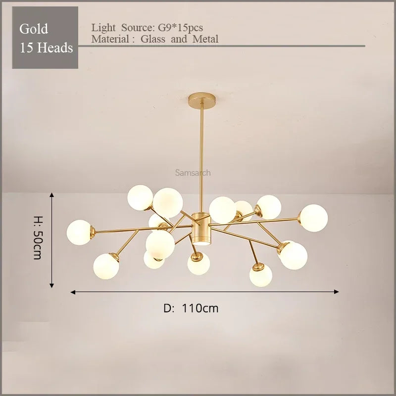 lustre led design élégant pour éclairage intérieur moderne