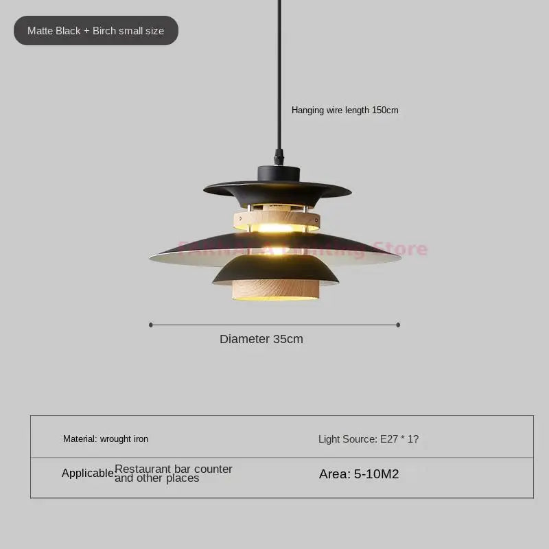 lustre design nordique créatif style japonais pour bar et salon