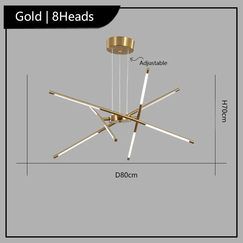 lustre suspendu winfordo design créatif led 	 décoratif