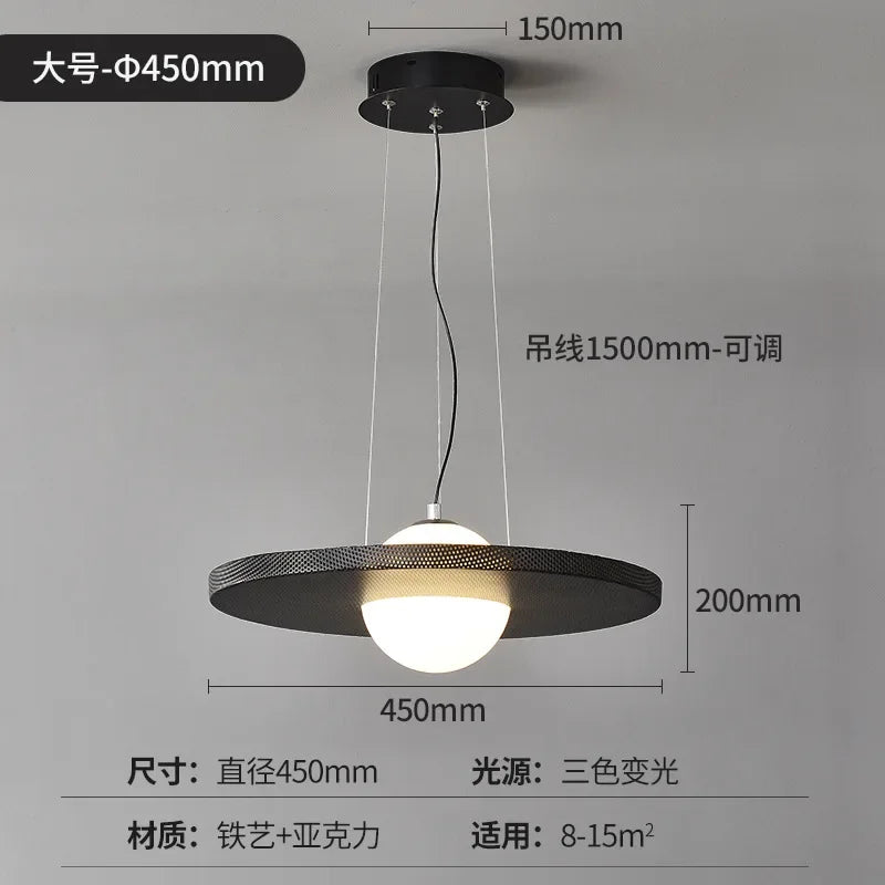 Modern minimalist restaurant chandelier designer, personalized coffee shop bar counter decoration lighting, bedroom bedside lamp