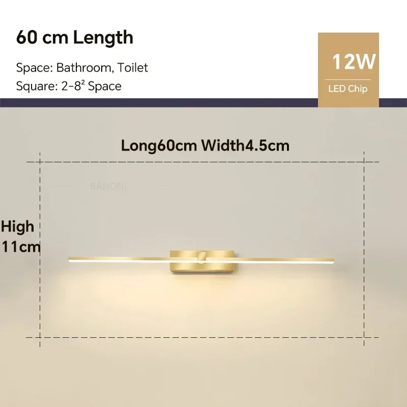 applique murale led moderne pour décoration intérieure élégante