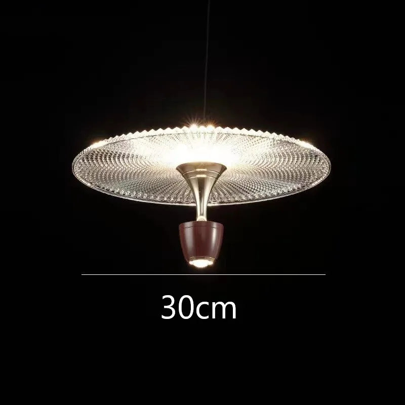 suspension minimalistes modernes en verre grain d'eau