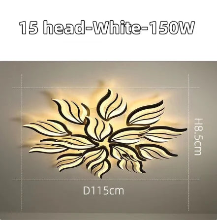 Plafond moderne à LEDs lampe chambre panneau plafonnier RC-dimmable luminaires salon éclairage intérieur salle à manger chambre cuisine