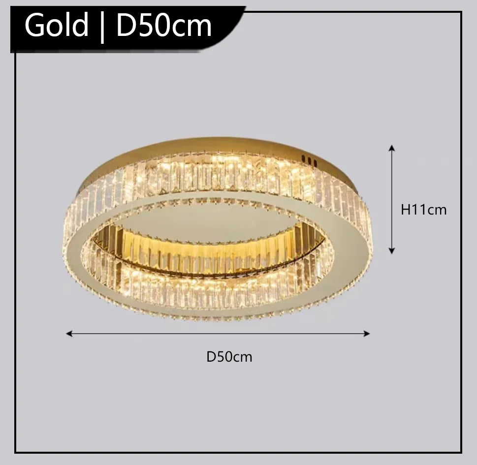 lustre de luxe postmoderne en cristal winfordo wf-xd006