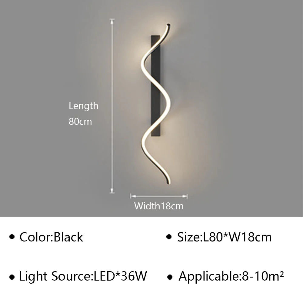 applique murale led design pour décoration intérieure moderne