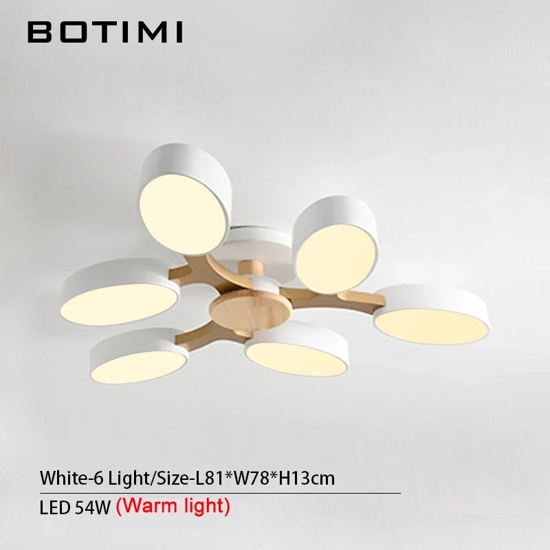 plafonnier LED gris en forme d'arbre