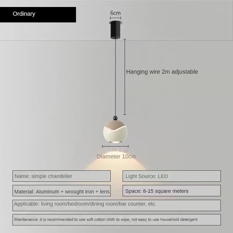 lustre à led pour décorer divers espaces intérieurs et extérieurs