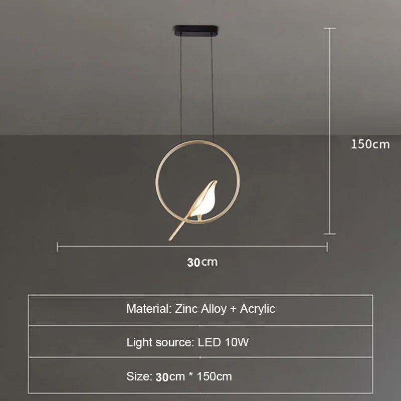 Applique murale LED pie nordique