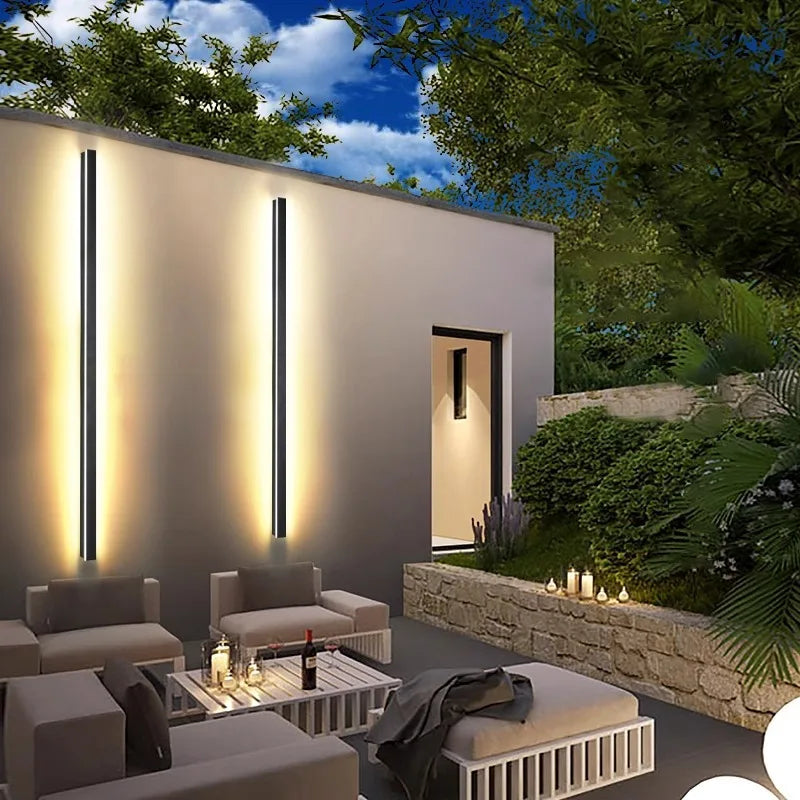 applique murale extérieure à led étanche pour éclairage décoratif