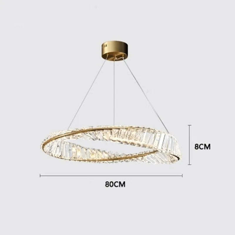 lustre de luxe en cristal pour un éclairage raffiné