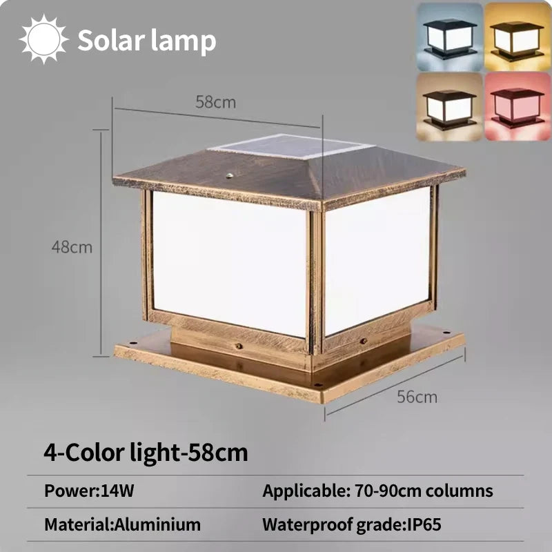 Lampe pilier LED étanche E27