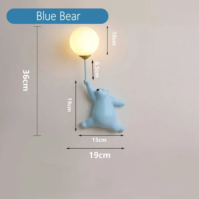 Applique murale en résine pour chambre d'enfant