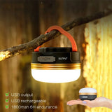 lampe de camping led rechargeable usb portable pour randonnée et nuit