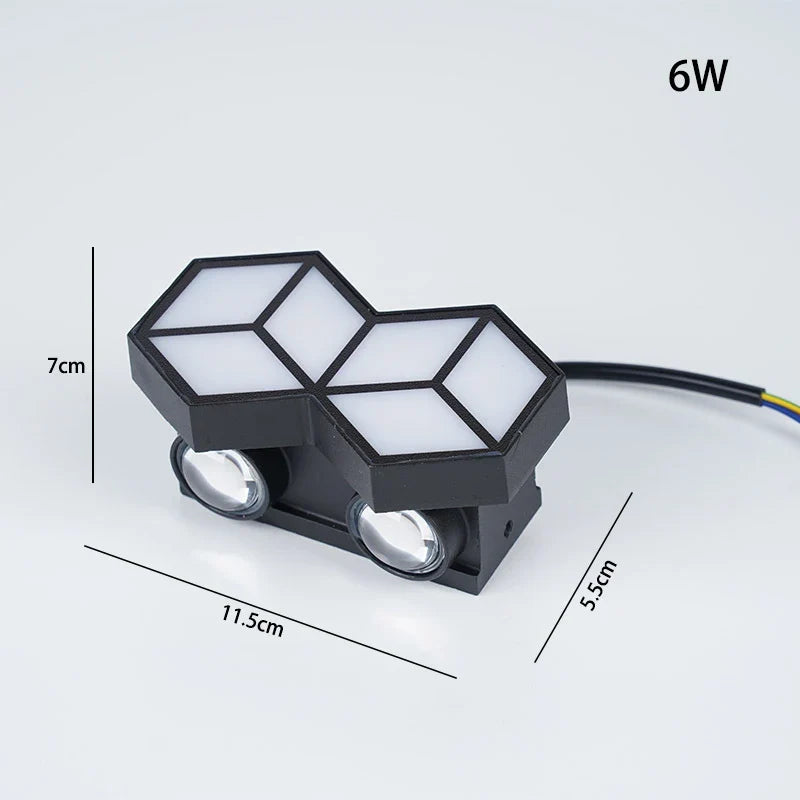 Applique murale imperméables extérieures lampe de applique murale LED moderne Applique murale décorative intérieure extérieure Garage luminaire mural étanche