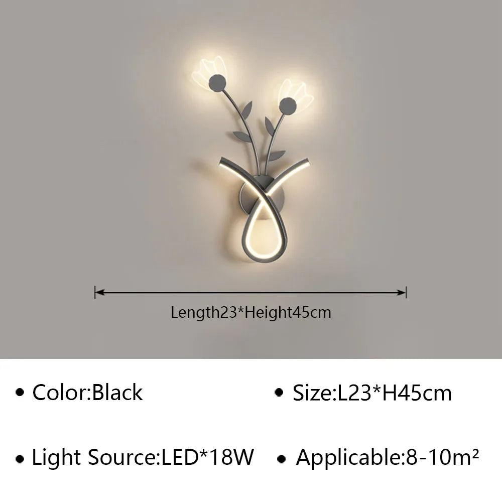 applique murale led moderne pour décoration intérieure élégante