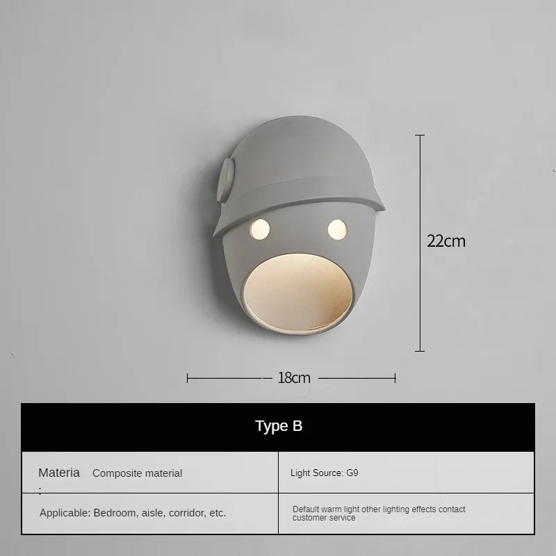 applique murale led créative et décorative pour divers espaces