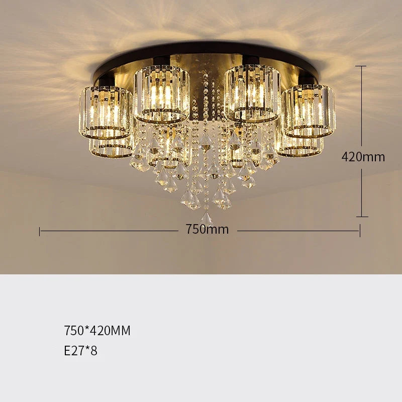 plafonnier led moderne à intensité variable pour intérieur