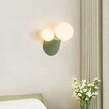 applique murale led cactus en résine verre pour étude