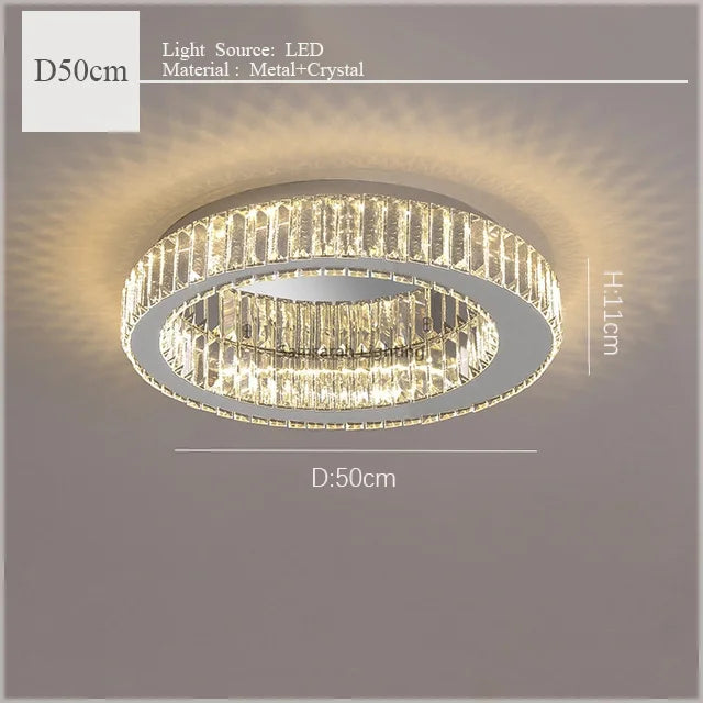 2024 Originality Personality Luxury Crystal Chandelier Lighting For Living Room Bedroom Study Crystal Ceiling Lamp