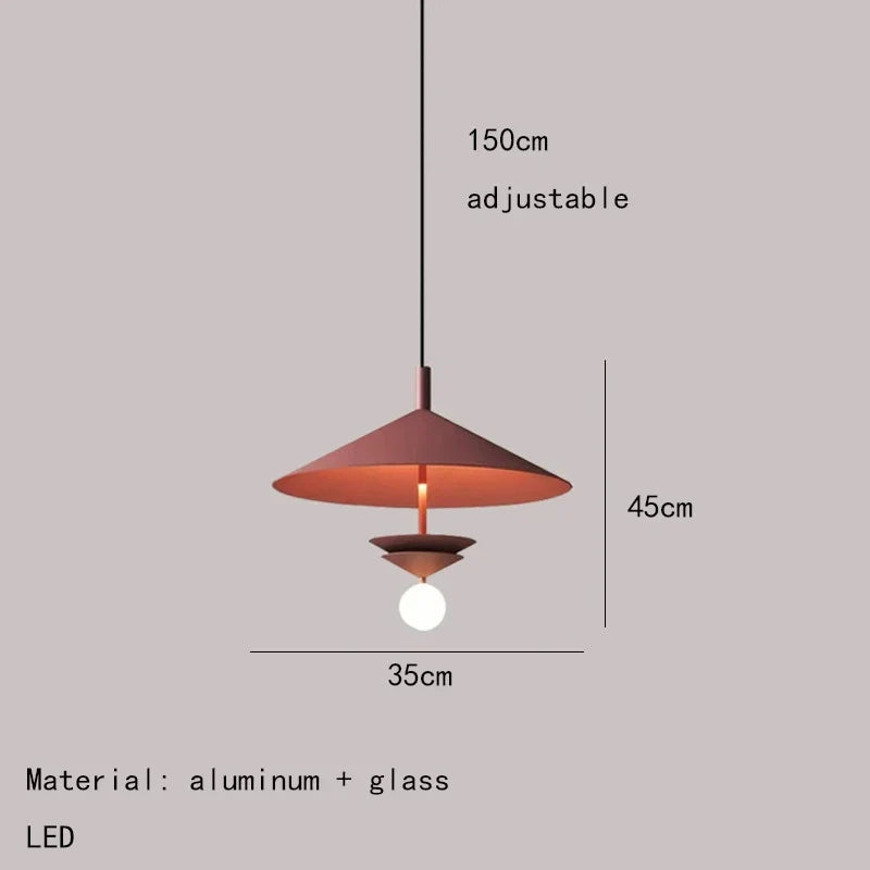 suspension en métal pour intérieur moderne avec lumière douce