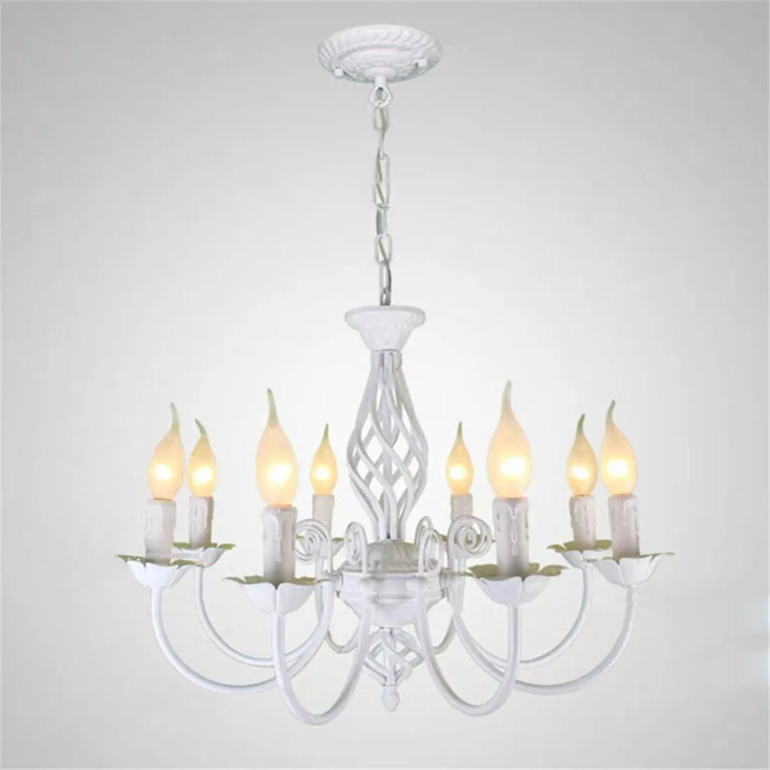 Lustre au Style européen à bougies moderne LED