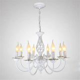 Lustre au Style européen à bougies moderne LED