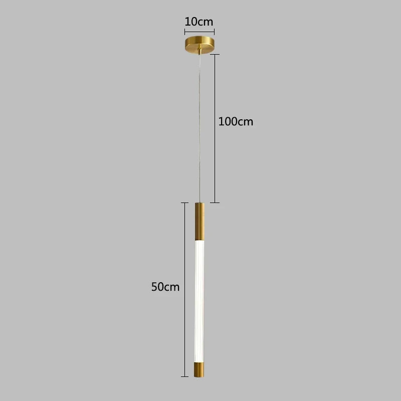 Suspension Anneau suspendu en or LED