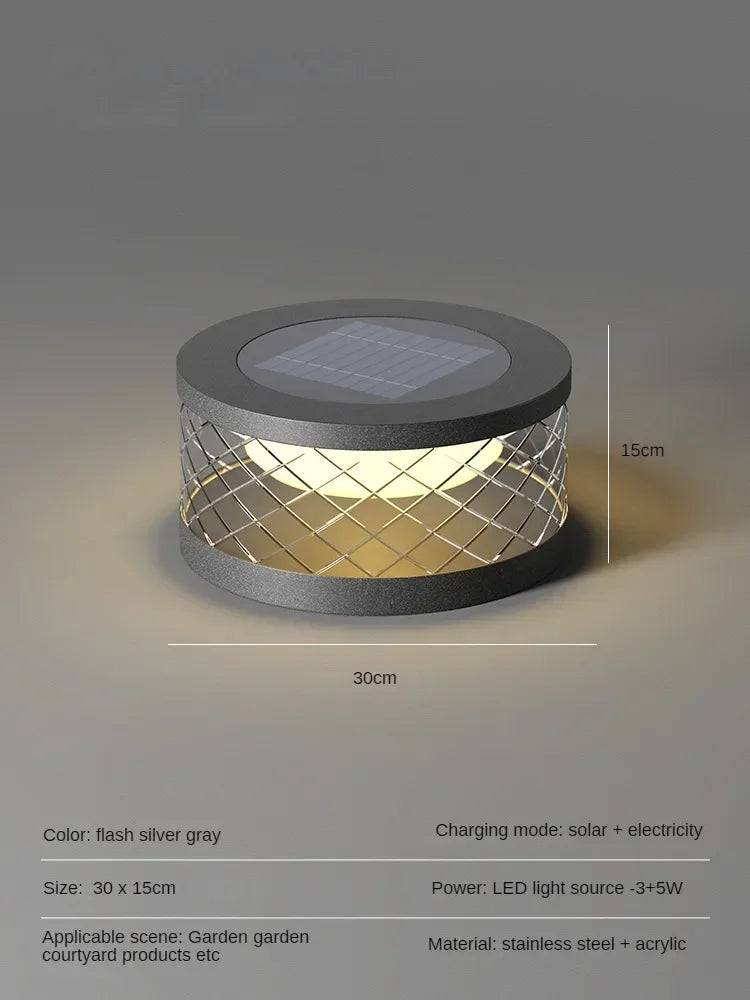 lampe led solaire avec détecteur de mouvement pour jardin extérieur