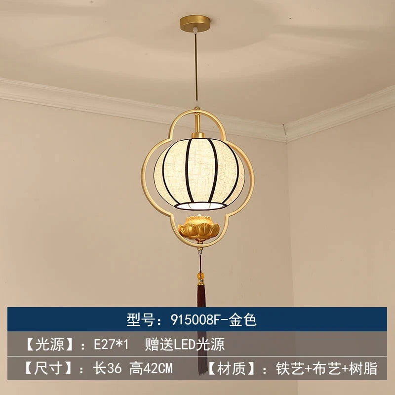 lustre chinois rétro style chinoiserie pour un éclairage élégant