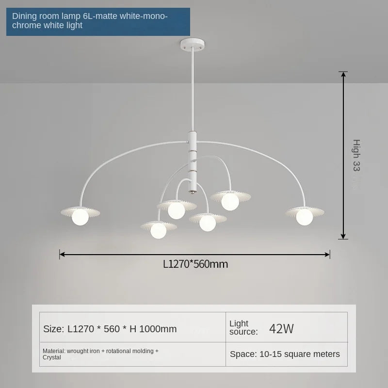 lustre moderne en verre pour décoration intérieure créative et artistique