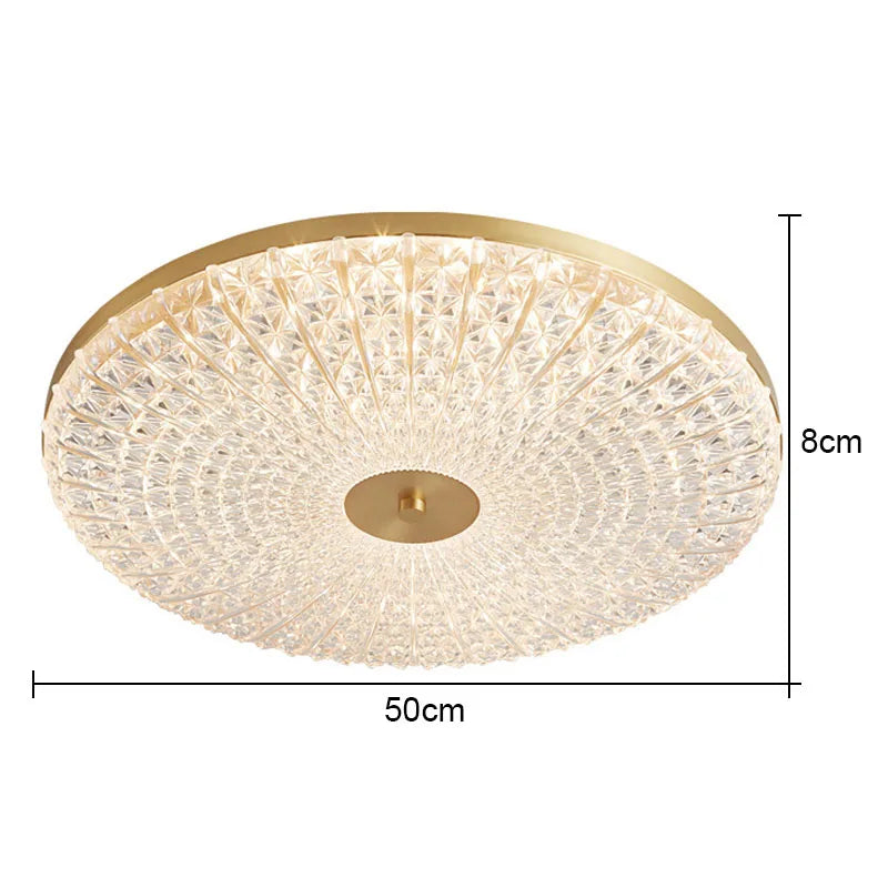 plafonnier led rond en acrylique design moderne pour maison