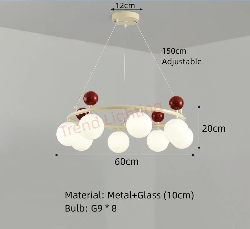 lustre en verre et métal 	 style éclairage dynamique